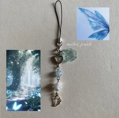 Fairy Wing Phone Charm
